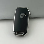 Kia Car Key Cover Silver Edge