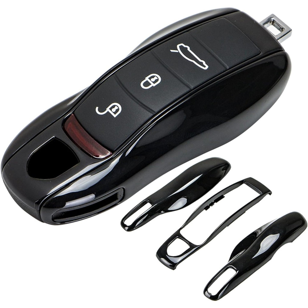 Porsche Key Shell Replacement 3-Piece Painted Key Fob Cover Shell