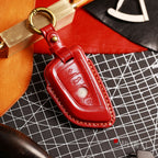 BMW Autoschlüsselhülle aus Leder – Echtleder, Premium-Passform für alle BMW Modelle