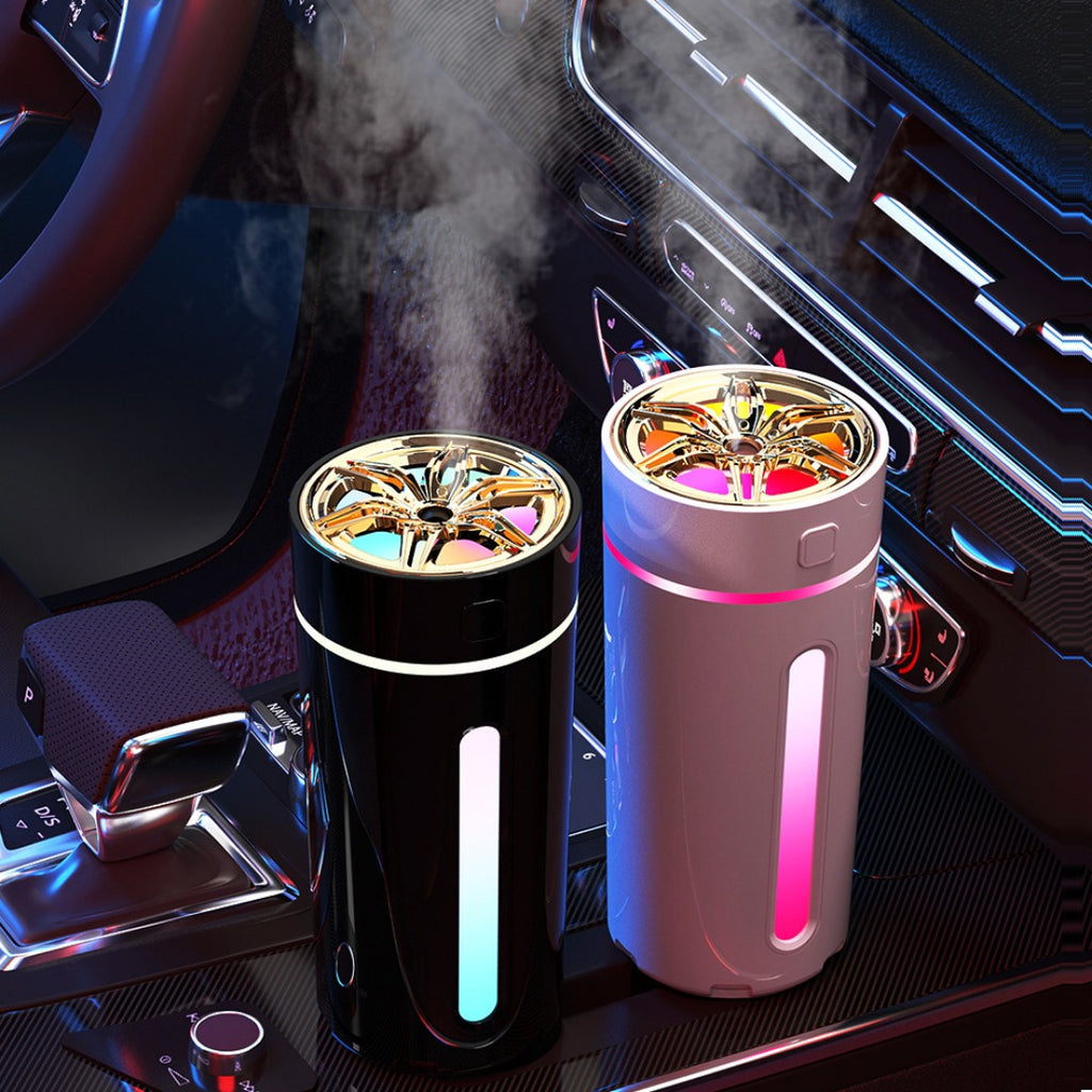 Auto-Luftbefeuchter, Aromatherapie-Diffusor, Atmosphärenlicht