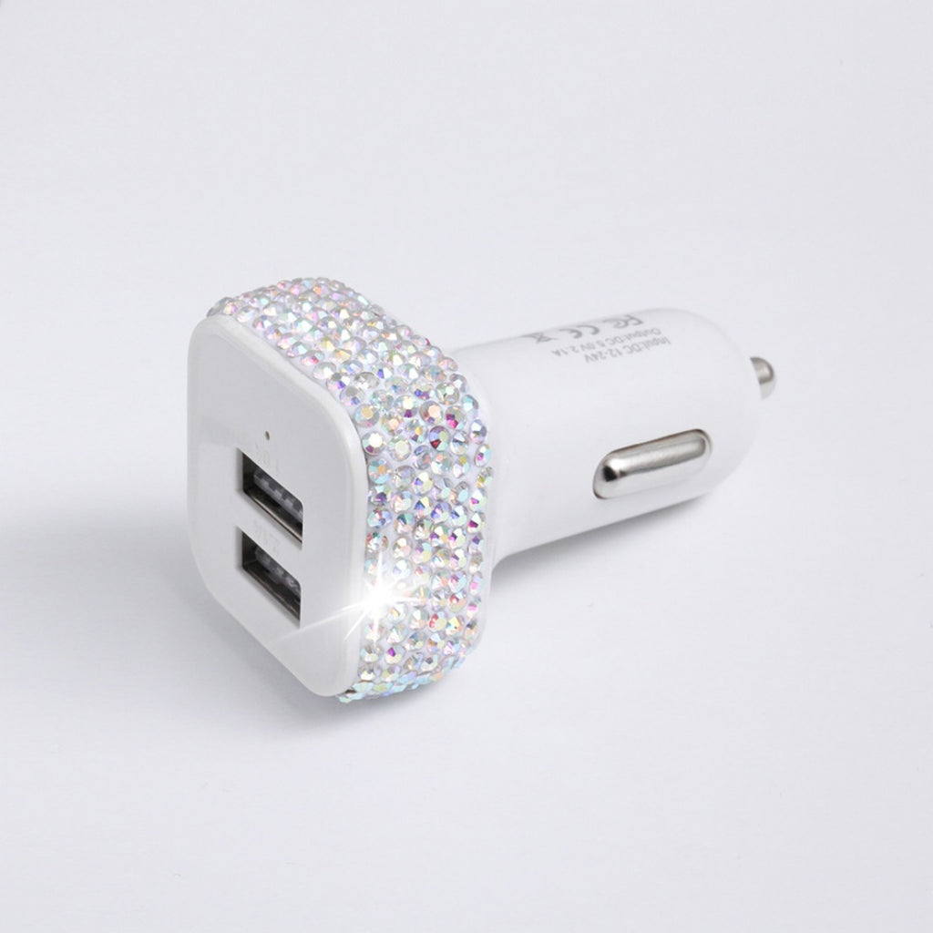 Strass-Autoladegerät mit zwei USB-Anschlüssen