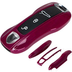Porsche Key Shell Replacement 3-Piece Painted Key Fob Cover Shell