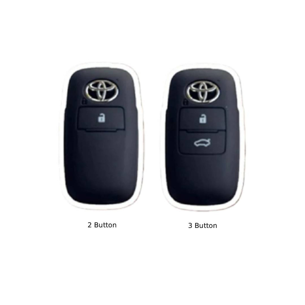 Toyota Yaris Leather Car Key Cover 2,3 Button