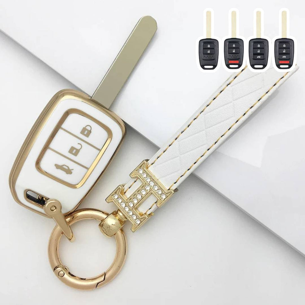 Honda Autoschlüsselgehäuse Golden Edge mit 2, 3 und 4 Tasten