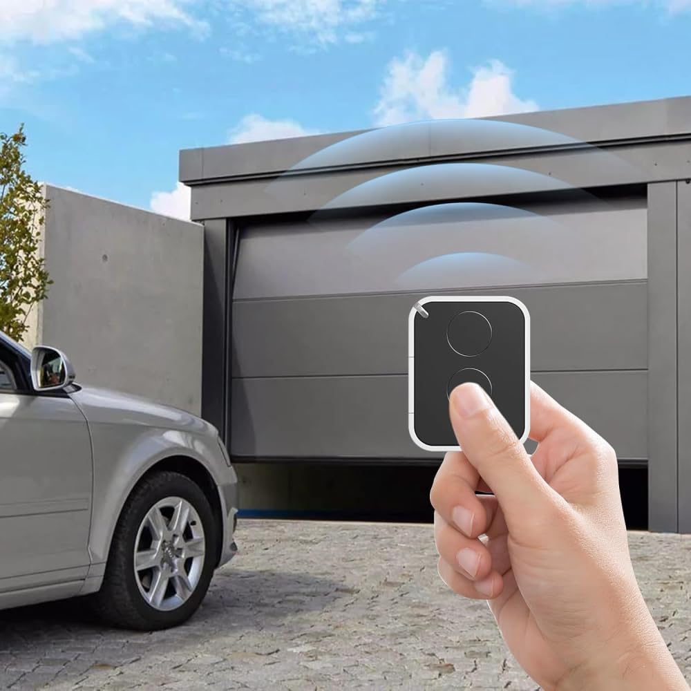 Garage Door Opener Hand Transmitter, FL02RE Compatible Nice Era ON2 ON4 ON2 ON4E FLO2, 2 Channel, 433.92 MHz
