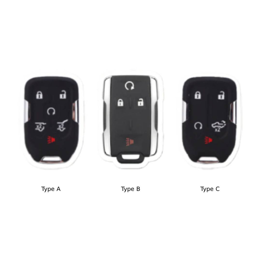 GMC Yukon Car Key Case Golden Edge