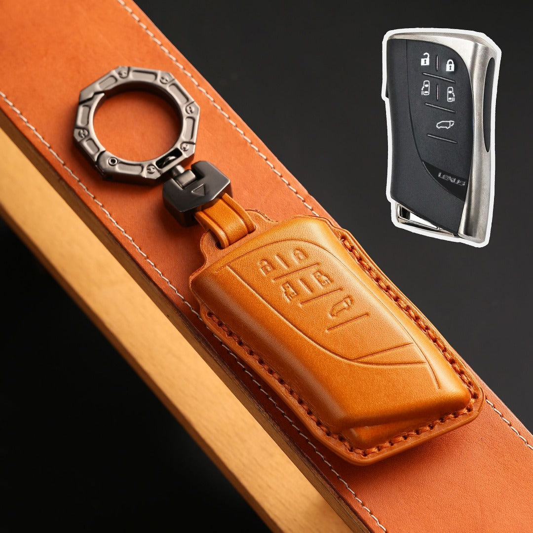 Luxury Lexus Key Fob Case - Handmade Genuine Leather Protector Cover |Fits All Models