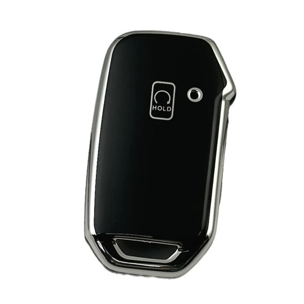 Kia Car Key Cover Silver Edge