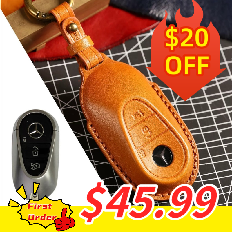 Étui de clé en cuir de luxe Mercedes-Benz/Maybach | Protection haut de gamme pour tous les modèles