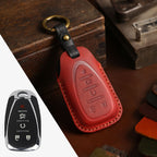 Chevrolet Traverse, Malibu, Cruze, Trax Autoschlüsselhülle aus Leder für 2, 3, 4 und 5 Tasten