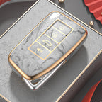 Carsine Lexus Car Key Case Gold Inlaid With Jade Grey / Key case