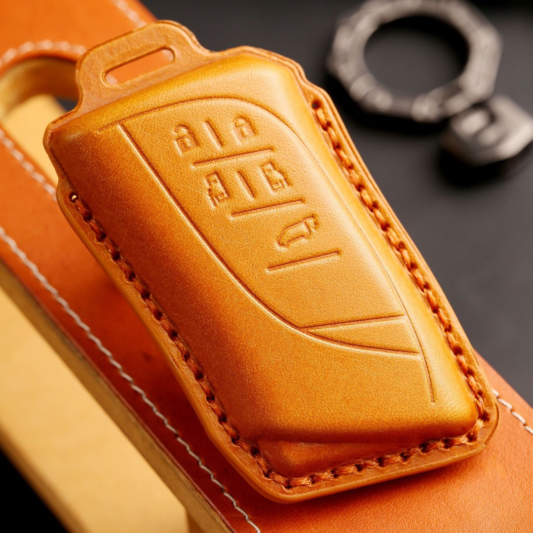 Étui de luxe pour clé de voiture Lexus - Protection en cuir véritable faite main | Compatible avec tous les modèles