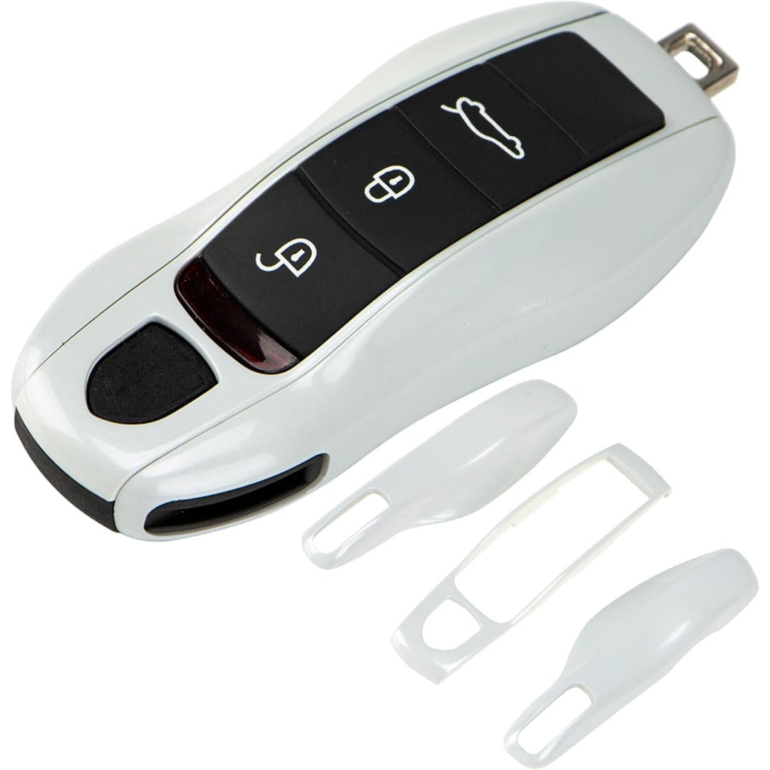 Porsche Key Shell Replacement 3-Piece Painted Key Fob Cover Shell