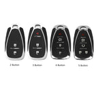 Chevrolet Traverse, Malibu, Cruze, Trax Autoschlüsselhülle aus Leder für 2, 3, 4 und 5 Tasten