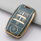 Carsine Kia Car Key Case Golden Edge Grey / Key case
