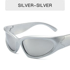 Carsine Sports Sunglasses Silver