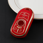 Carsine Buick Car Key Case Golden Edge Red / Key case