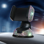 Carsine Rhinestone Car Phone Holder Multicolor