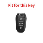 Carsine Citroen Peugeot Car Key Case Golden Edge